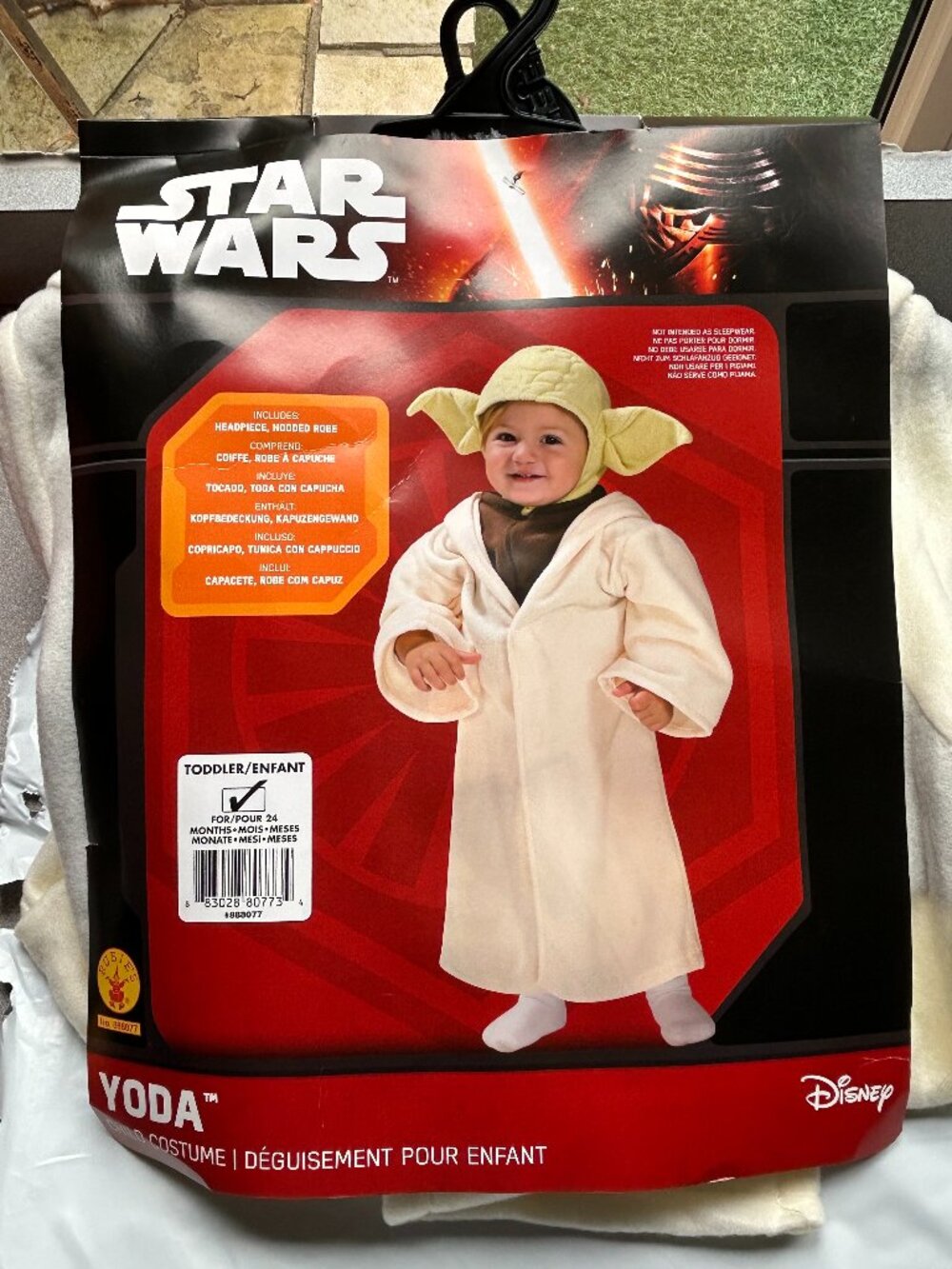 Toddler’s Star Wars Yoda Costume – New